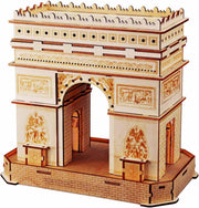 3D Wooden Puzzle Arc De Triomphe Model Kit DIY Educational Gift
