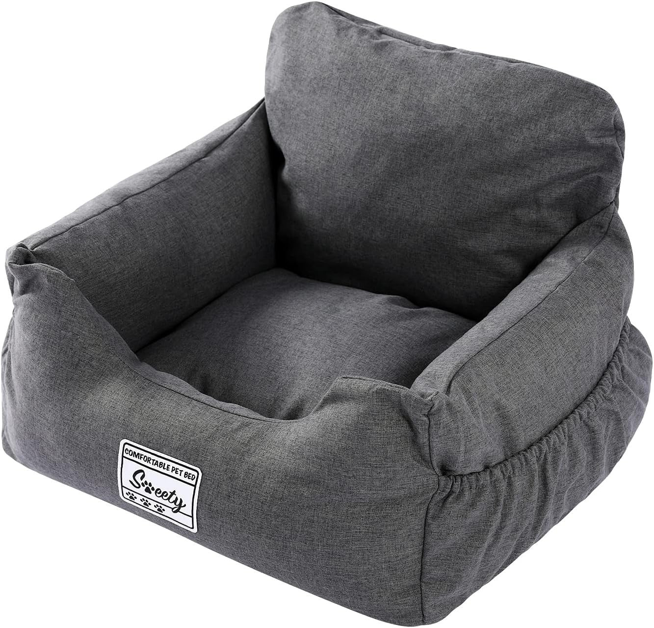 Pet Booster Car Seat Washable Travel Bed Non Slip Small Medium Dogs