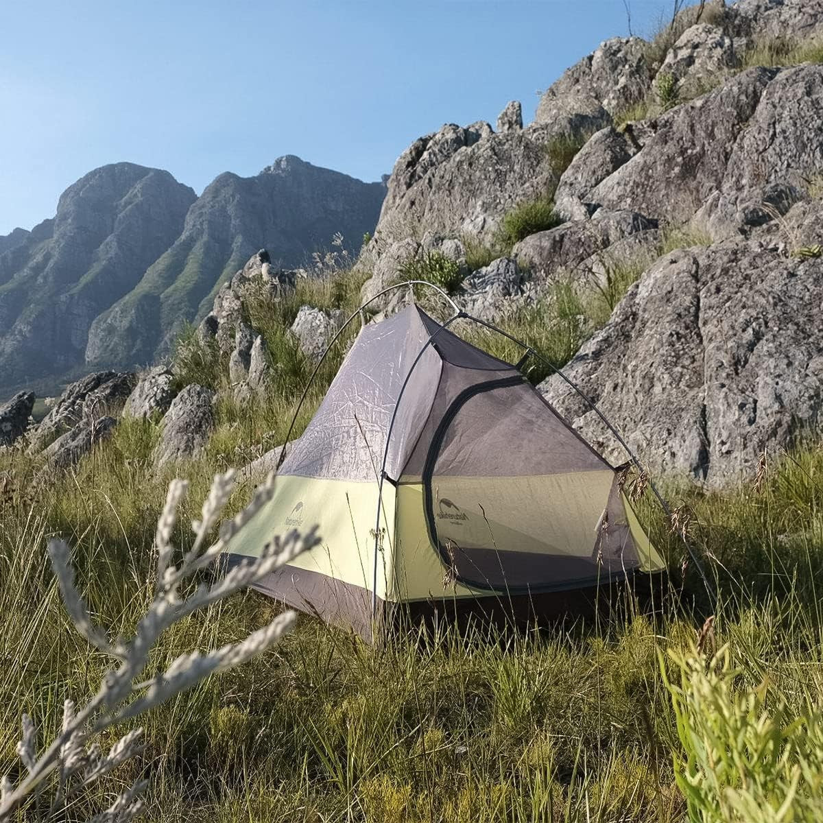 1 Person Lightweight Backpacking Tent Waterproof Dome