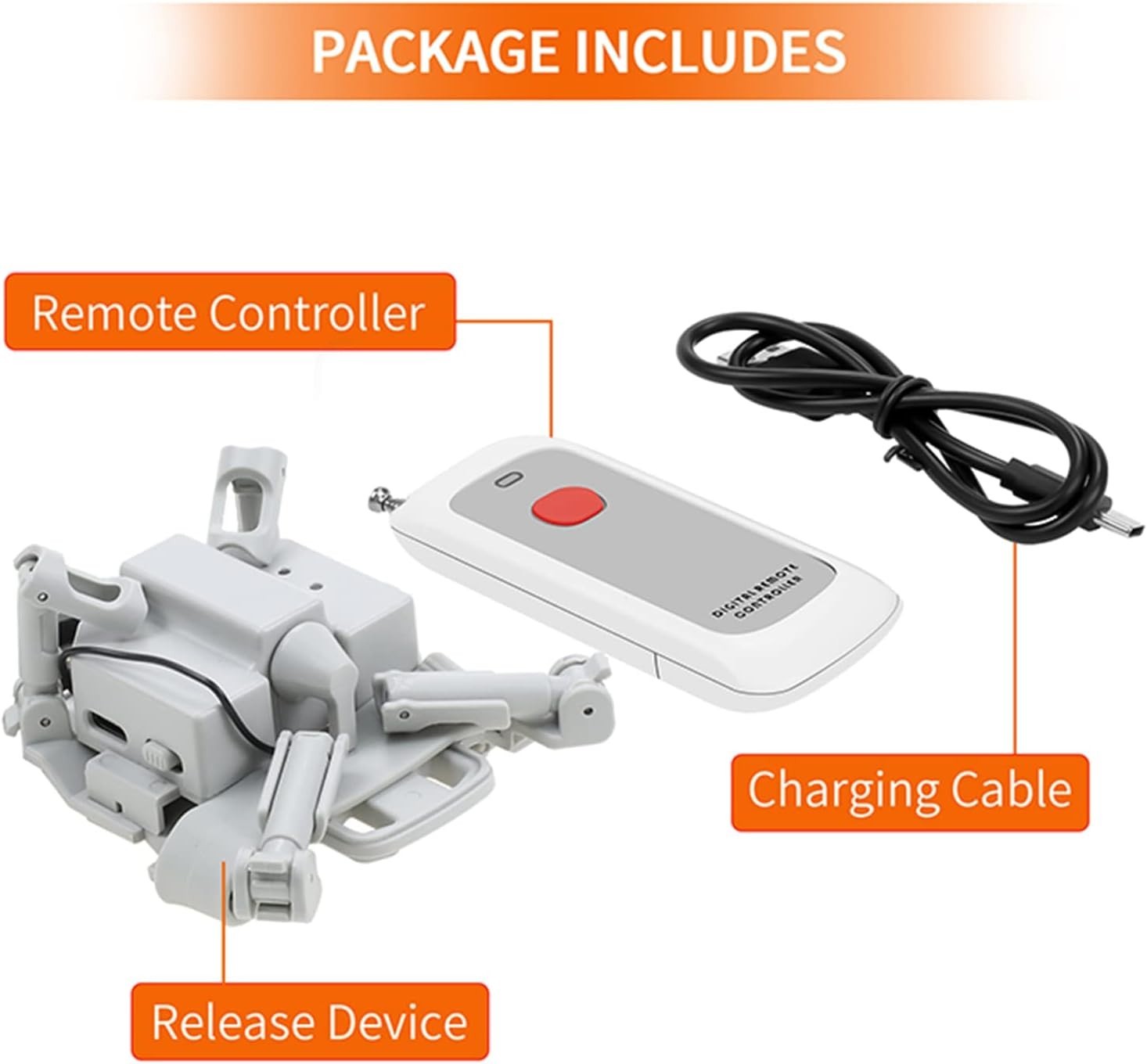 Drone Airdrop Payload Release for Mini 3/3 Pro – 200g Capacity, Remote Control