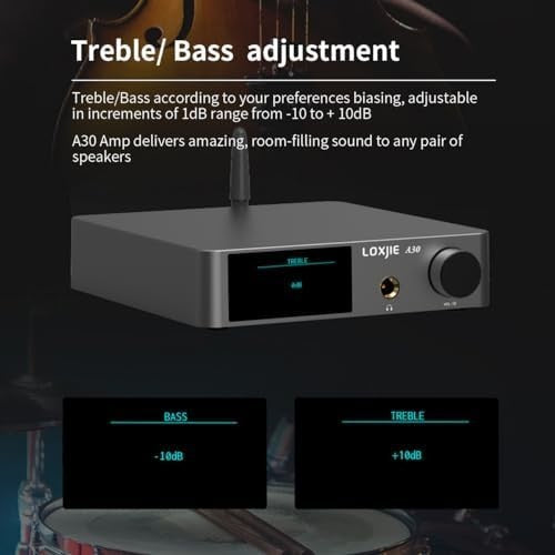 A30 Desktop HiFi DAC & Headphone Amp MA12070 USB Bluetooth 5.0