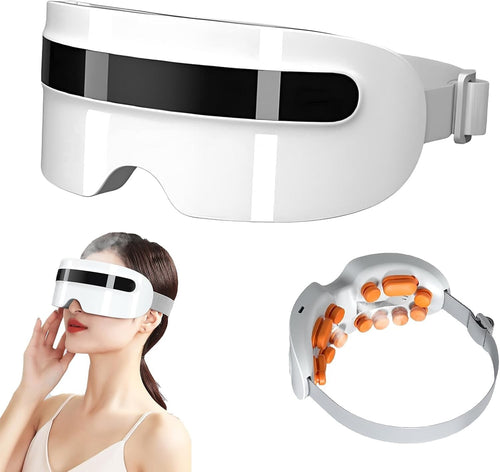 Heated Eye Massager Nano Steam Hot Compress Rechargeable Fatigue Relief