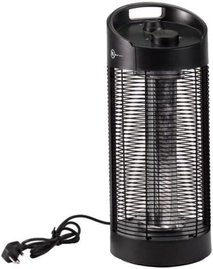 Outdoor Rotating Electric Heater 600W/1200W Portable Tabletop Freestanding