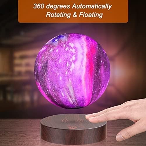Polished Levitating Moon Lamp 16-Color Floating LED Light with Touch Remote