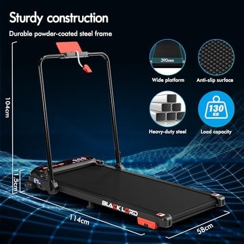 4-in-1 Foldable Walking Treadmill 3HP Incline Home Office Gym Pad
