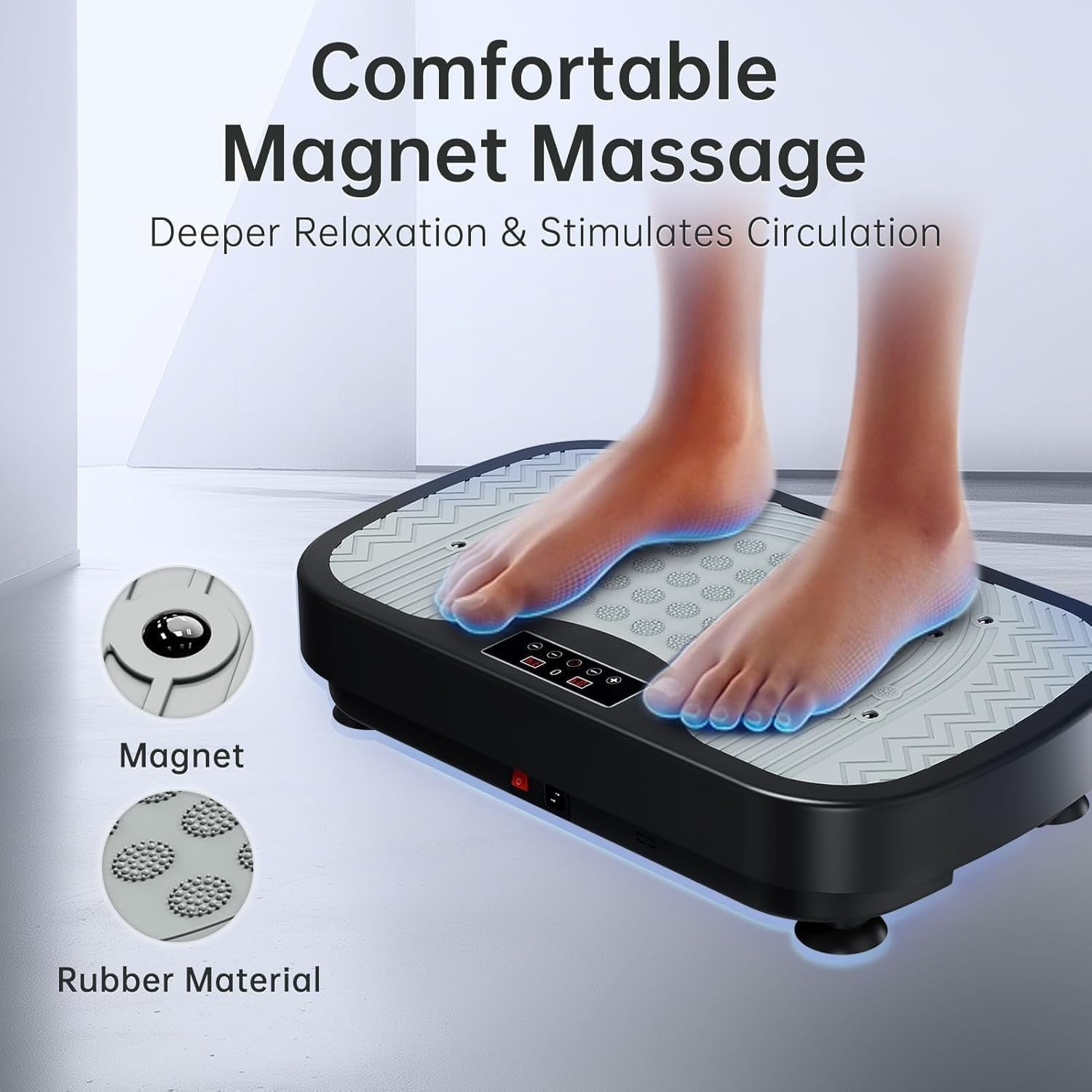 Vibration Plate Exercise Machine 99 Levels 9 Programs 330LB Home