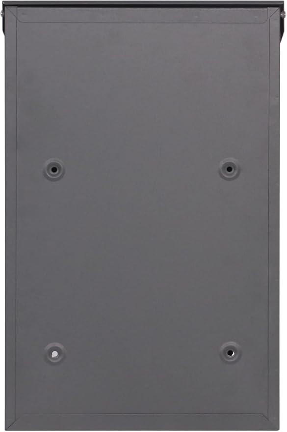 Wall Mounted Lockable Post Box Waterproof Steel Mailbox Secure & Stylish Design