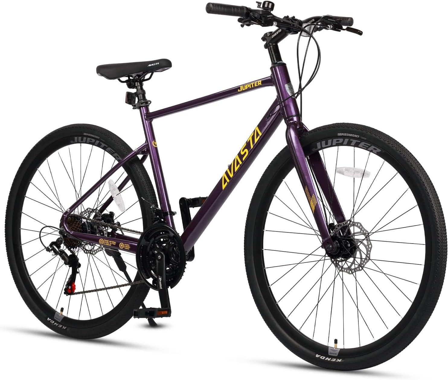 700C Road Bike Lightweight Aluminum Frame 21-Speed Dual Disc Brake Cycle