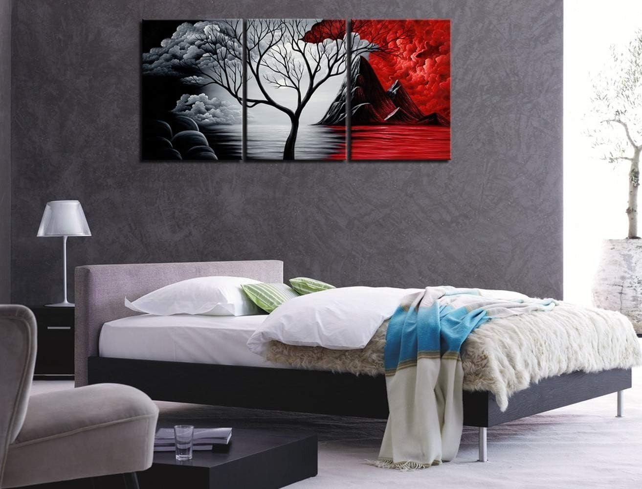 The Cloud Tree Abstract Canvas Wall Art XL Modern Print