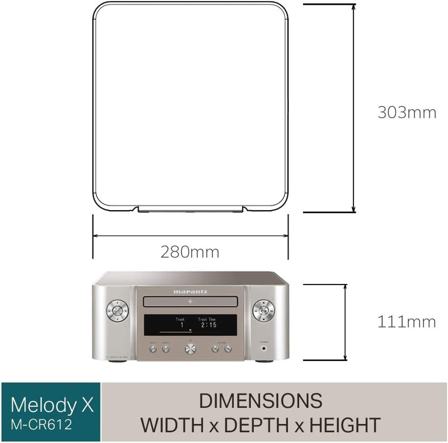 HiFi Amplifier CD Player DAB+ Bluetooth HEOS AirPlay 2 Silver