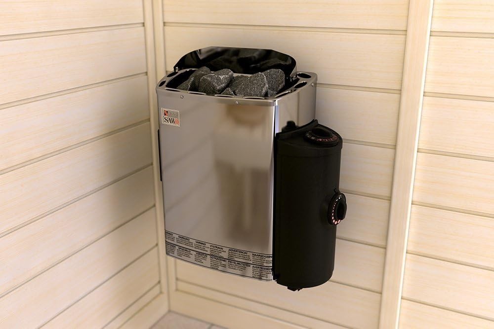Mini Trendline Sauna Heater 3.6kW | Compact Wall-Mounted Electric Sauna Stove
