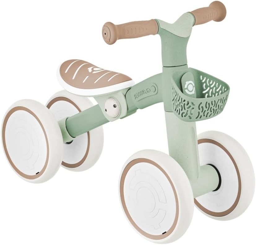 Toddler Ride On Balance Bike 4 Wheel Walker Adjustable Seat 12-36M