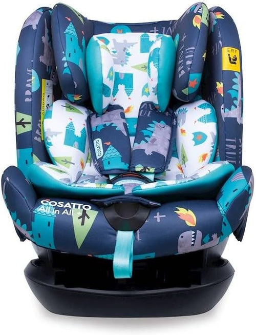 ISOFIX All-in-One Car Seat 0–36kg Birth–12Y Extended Rear Facing