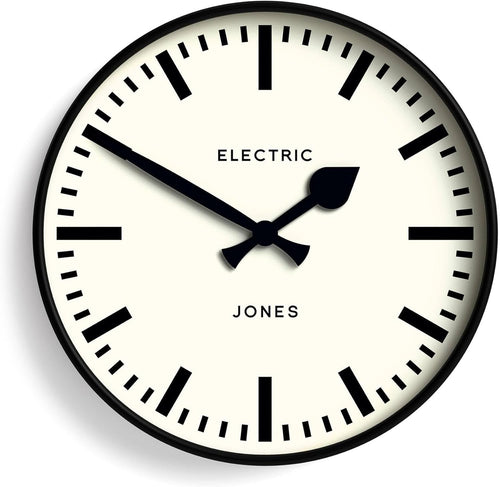 30cm Modern Wall Clock Silent Quartz Station Style Round Clock Home Office