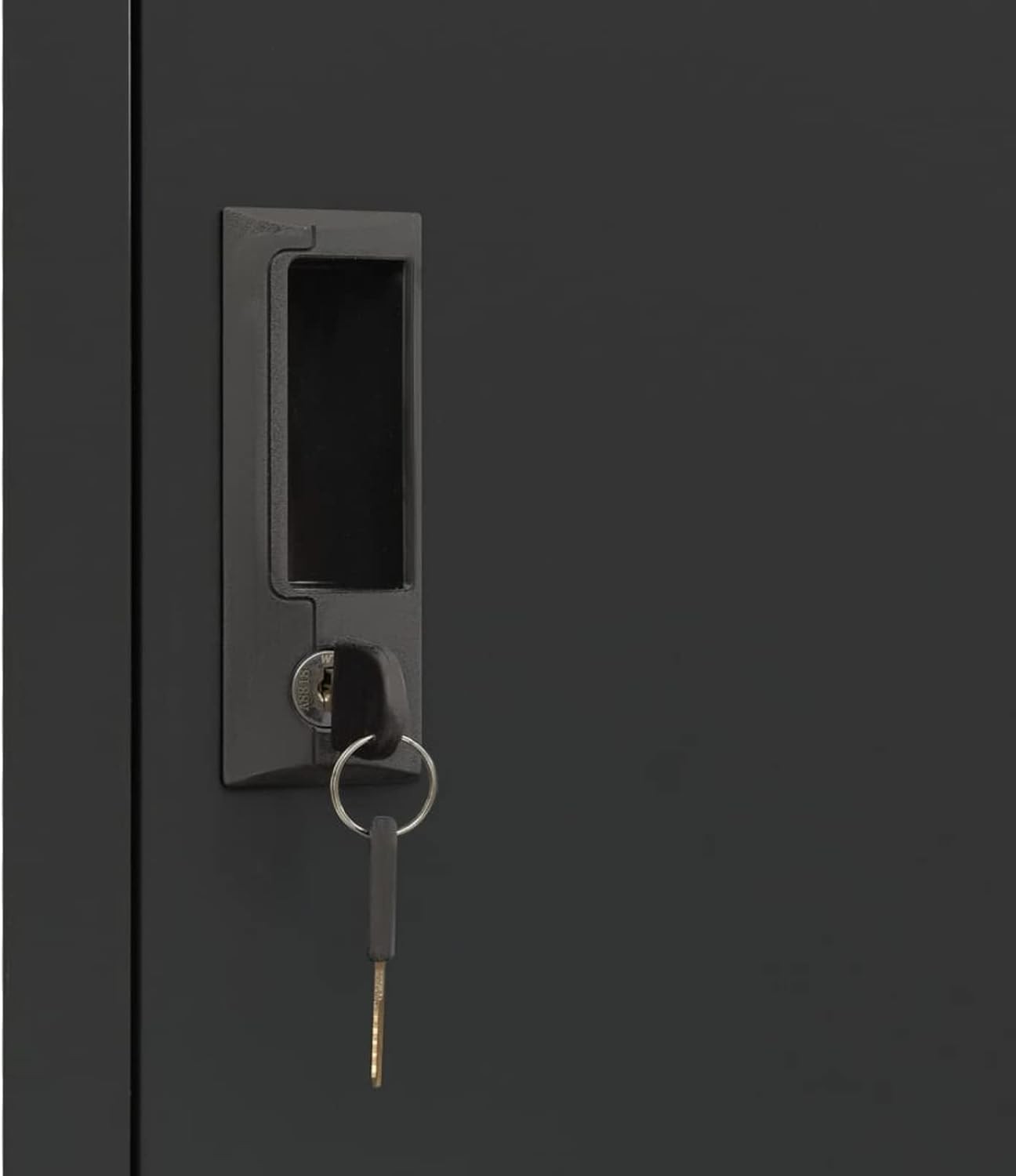 5 Door White Metal Locker Cabinet Lockable Steel Storage Cupboard Office Gym