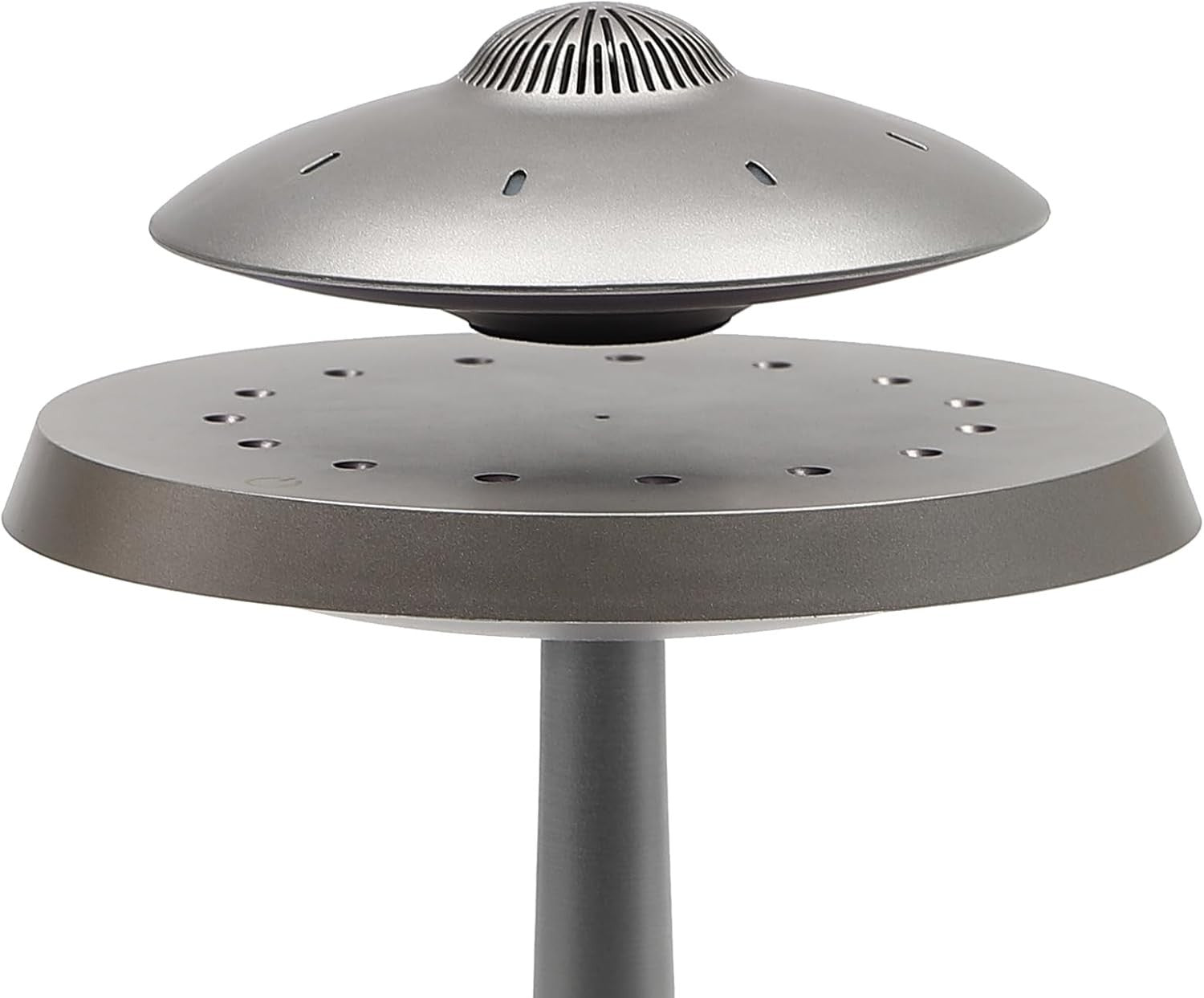 Magnetic Levitating Bluetooth Speaker Grey, Floating LED UFO 5W Stereo