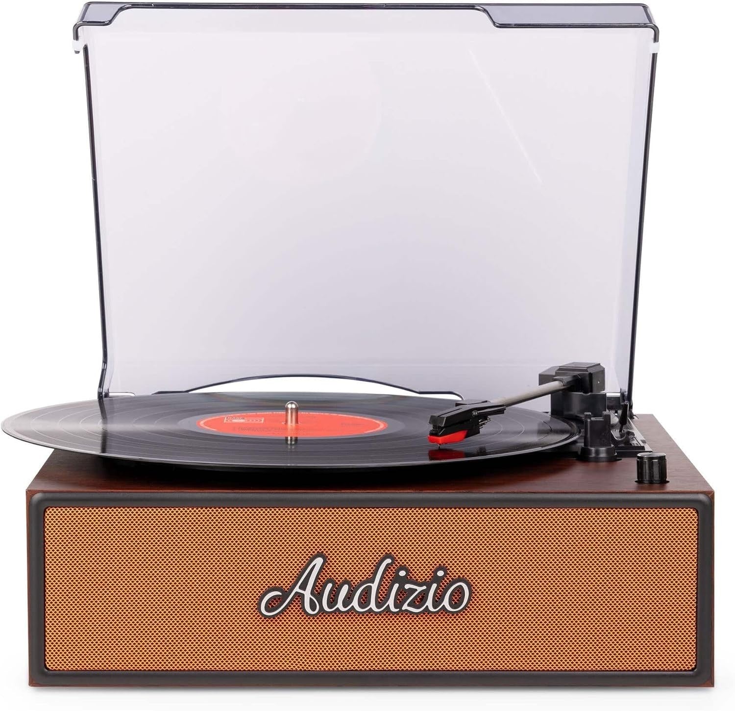 Retro Vinyl Record Player Turntable with Built-In Speakers Bluetooth