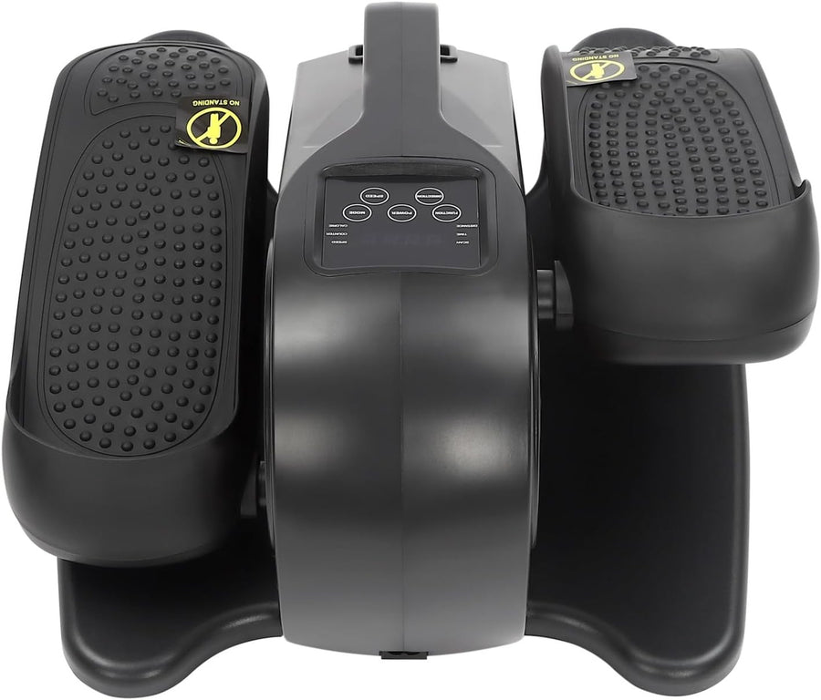 Under Desk Elliptical Electric Quiet Pedal Exerciser Remote LED 8 Speed