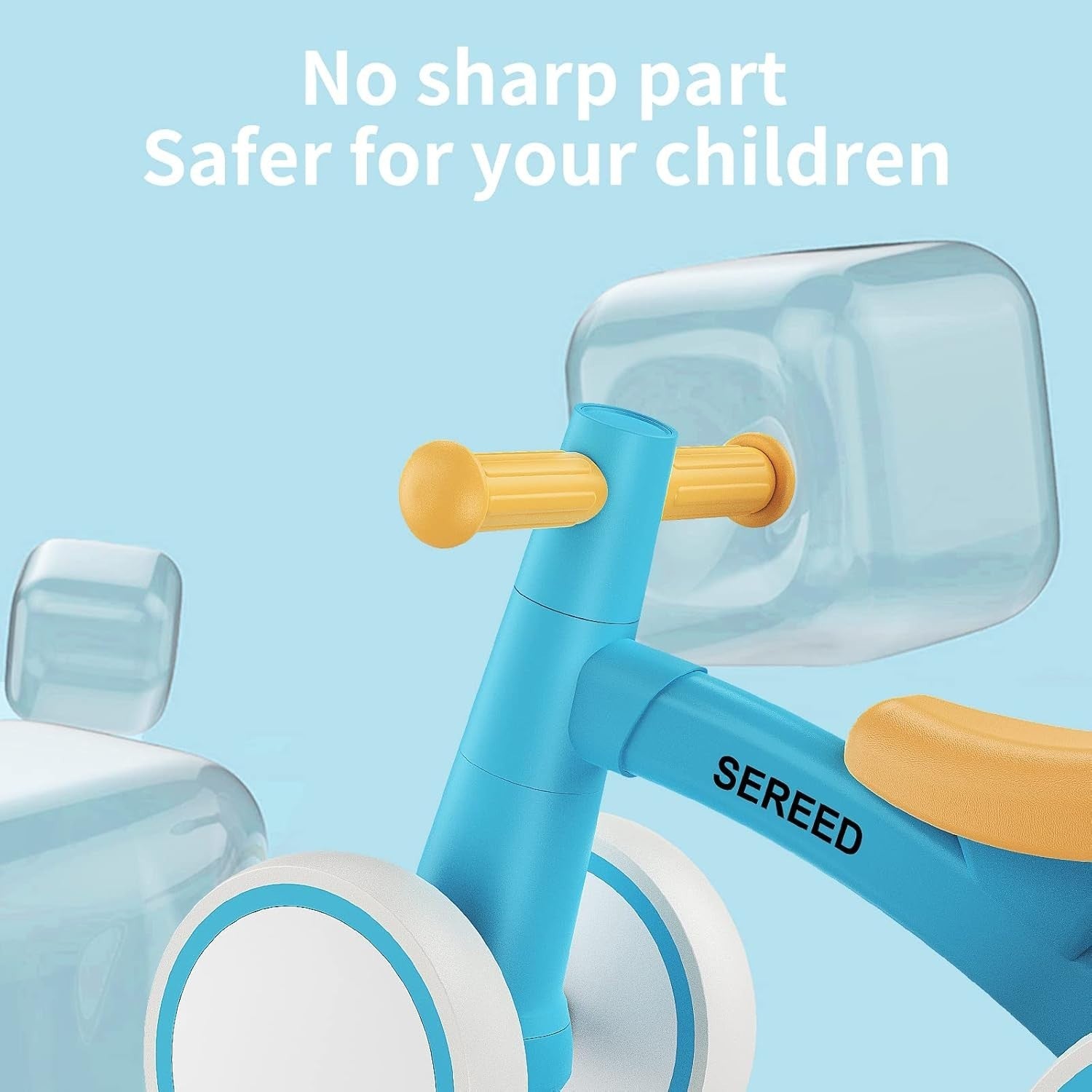 Baby Balance Bike 4 Wheel Toddler First Bike 1st Birthday Gift 1-2 Year