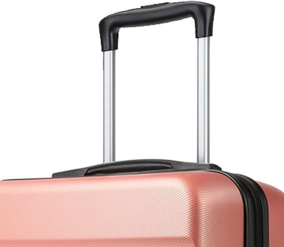 66cm Hard Shell Suitcase ABS+PC Spinner Wheels TSA Lock Airline Approved