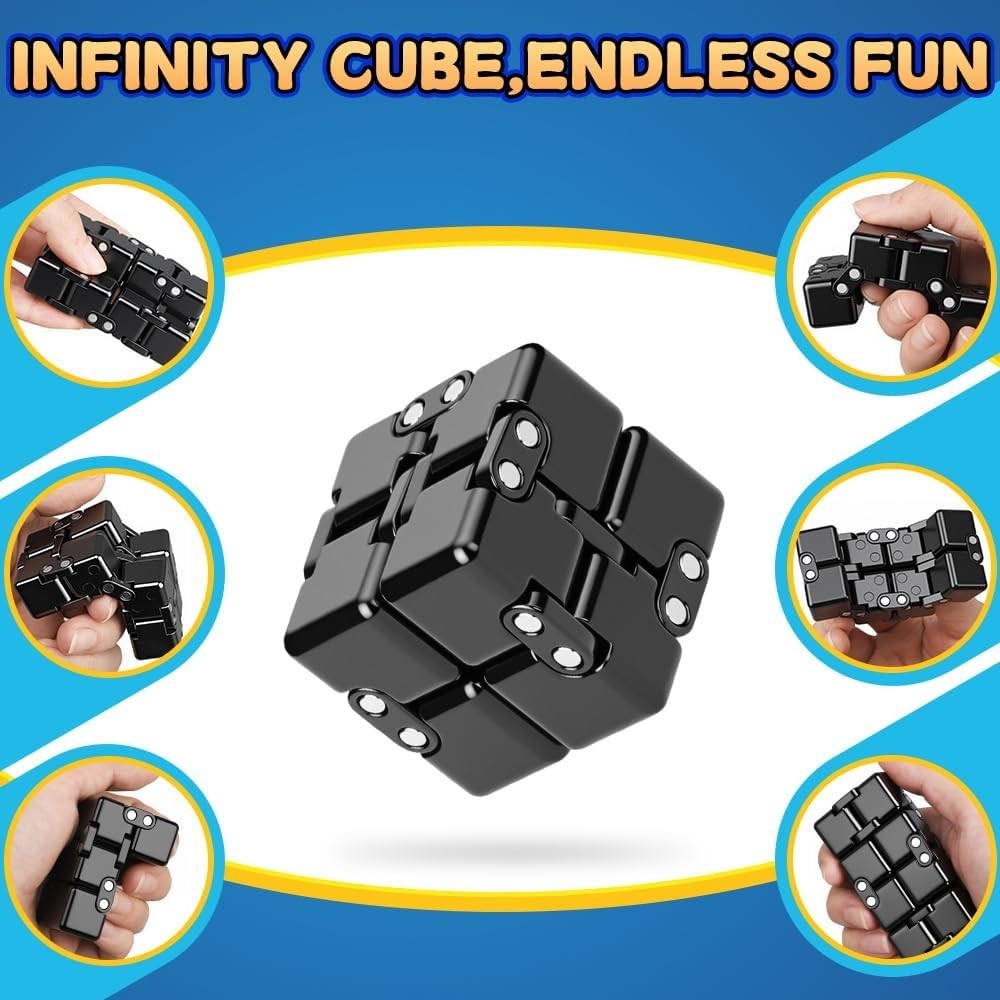 Fidget Toy Set Stress Relief Spinner Cube Sensory Desk Gift Bulk