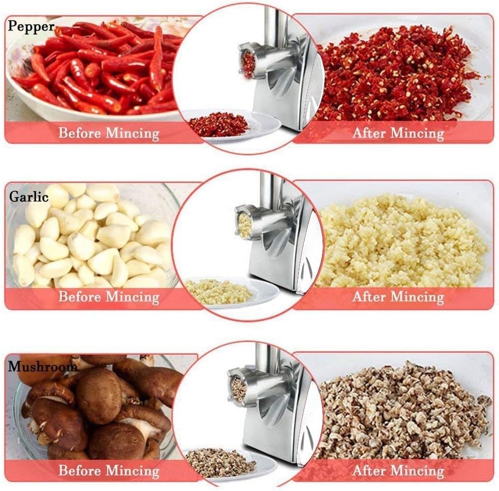 2800W Food Mincer Electric Meat Processor Sausage & Kubbe Maker