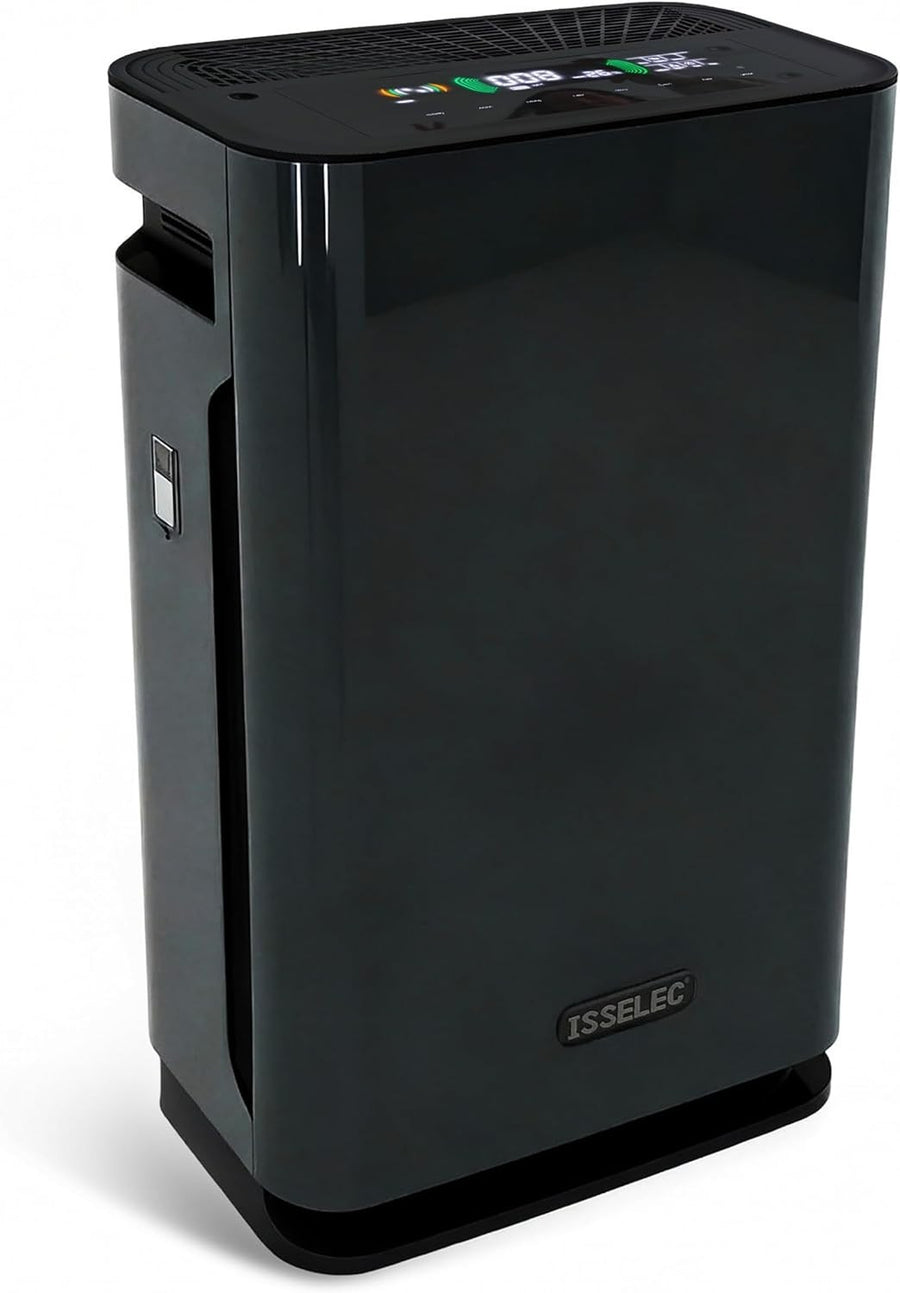 H13 HEPA Air Purifier CADR 330m³/h 80㎡ Auto Sleep Mode Humidifier