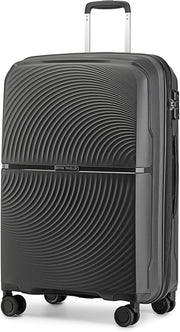 28 Inch Large Hard Shell Suitcase 4 Spinner Wheels Lightweight PP TSA