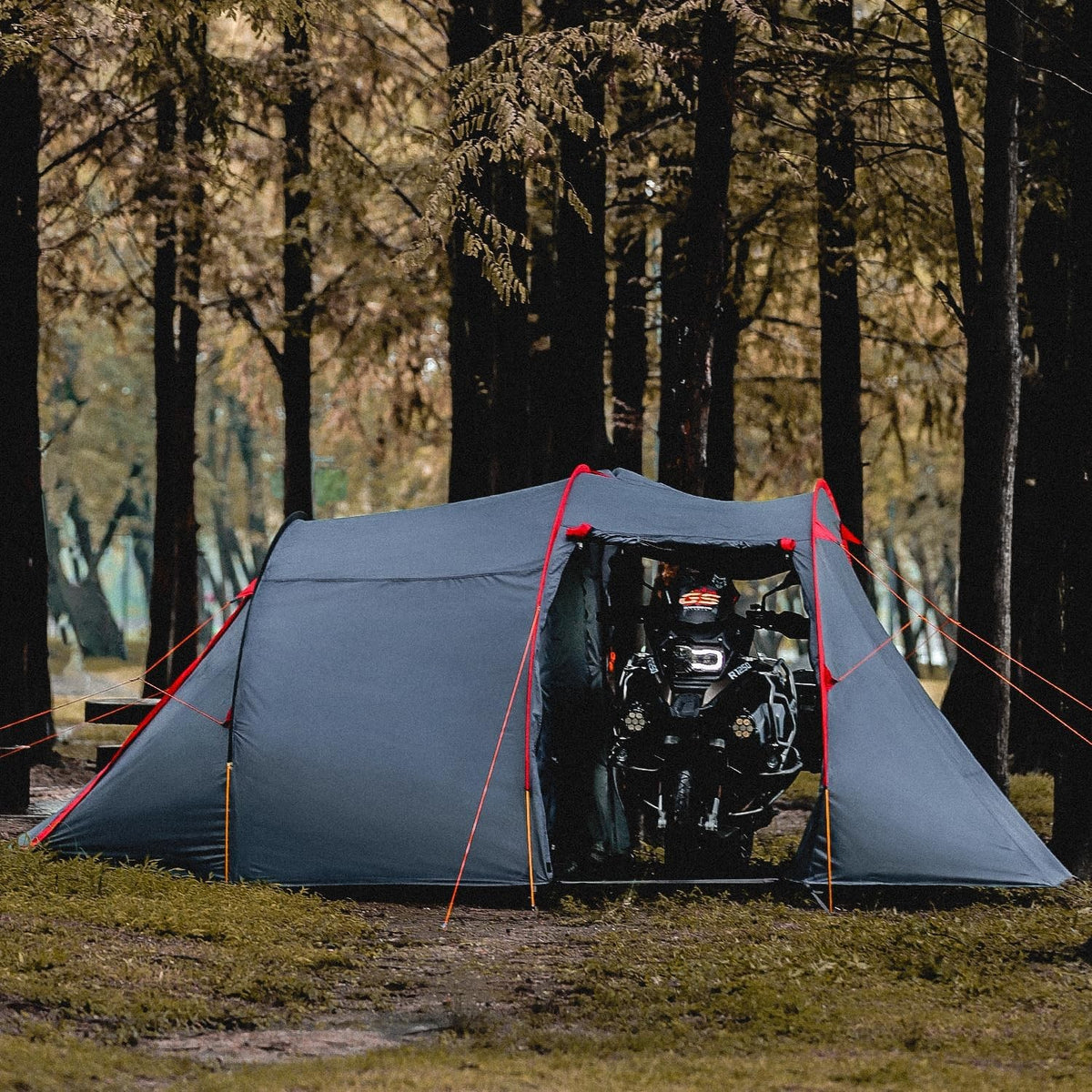 2 Person Camping Tent Waterproof Tunnel Porch Lightweight