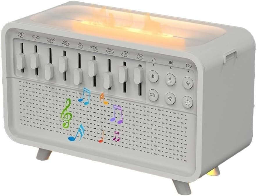 White Noise Machine Humidifier with Aromatherapy & Night Light Sleep Aid