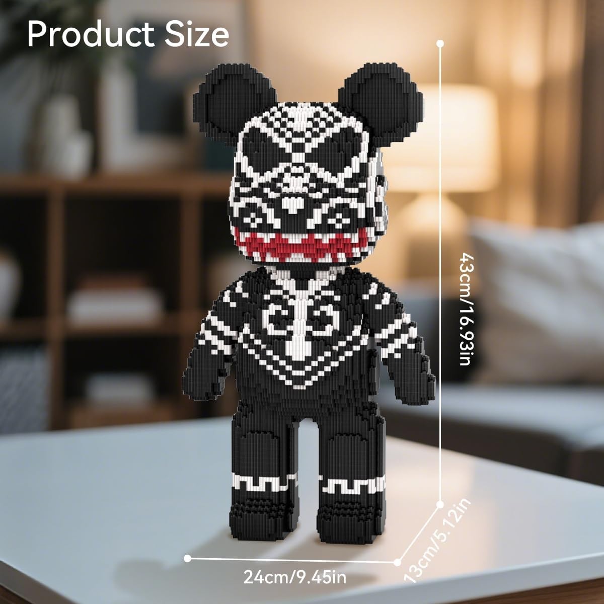 Black Totem Bear Building Blocks Set 7220pcs | Creative DIY Toy for Kids