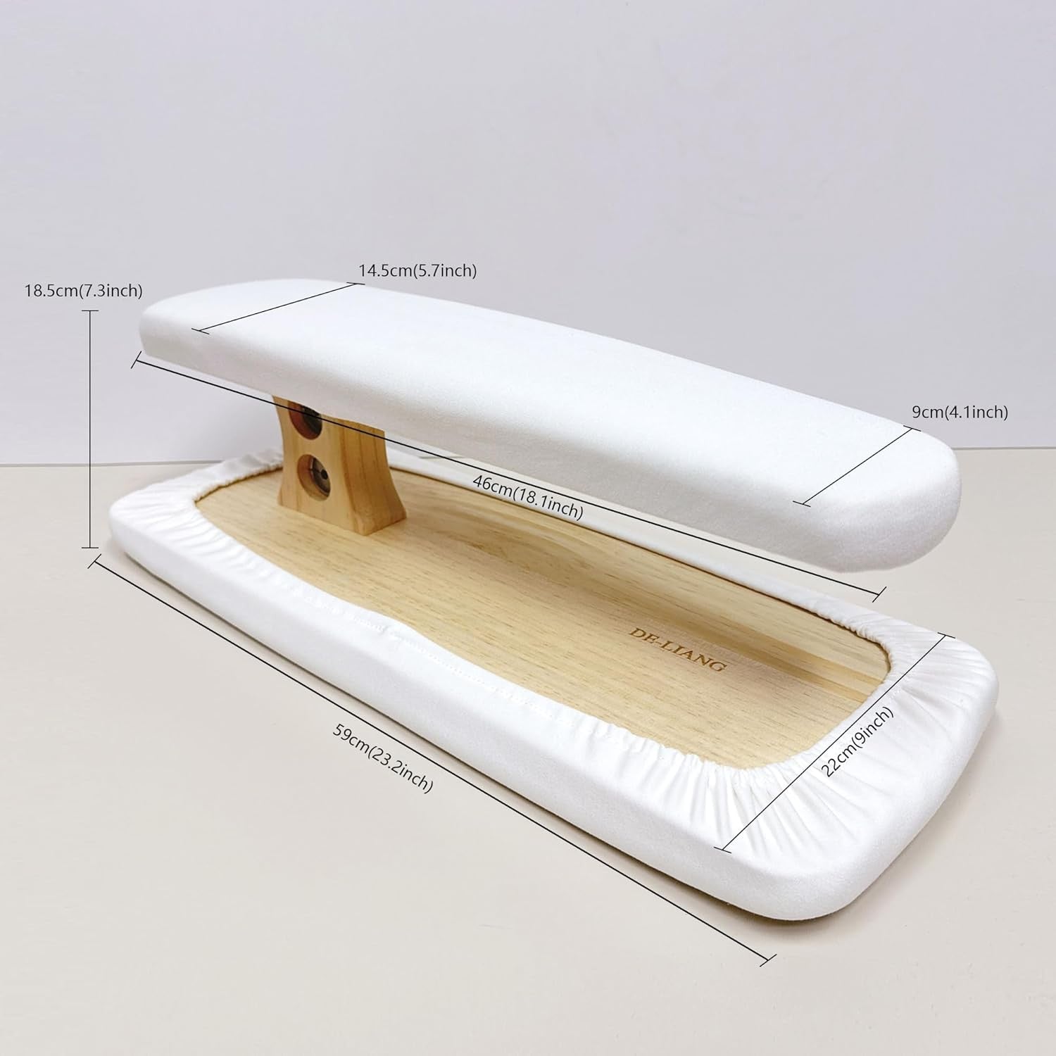 Chest & Sleeve Ironing Board Two-Sided Garment Press White Beige