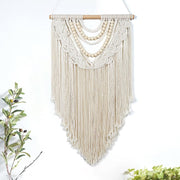 Boho Macrame Wall Hanging 42x76cm Cotton Woven Tapestry Decor