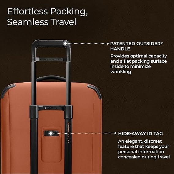 26” Medium Expandable Spinner Suitcase Smooth Wheels Travel Luggage