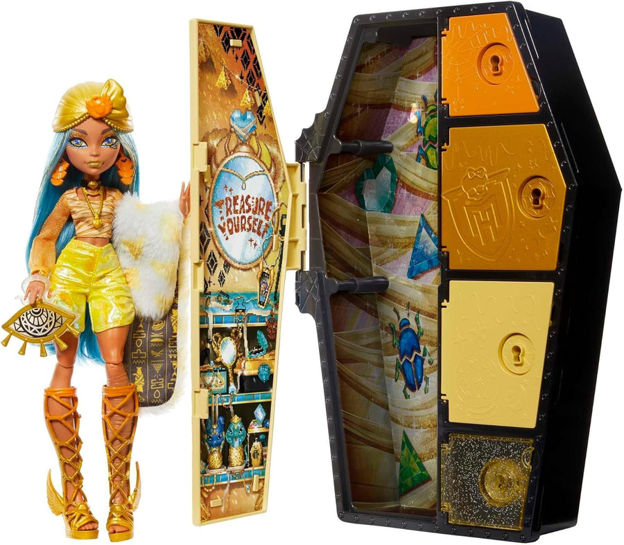 Mystery Reveal Fashion Doll Locker Set 19+ Surprises Dress Up