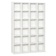 Large Media Storage Bookcase – 480 CD / 312 DVD Display Rack Unit