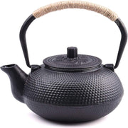 Cast Iron Teapot 650ml Japanese Tetsubin Tea Pot w/ Infuser Black