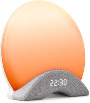 Sunrise Alarm Clock with White Noise & 7-Color Light, Sleep Aid