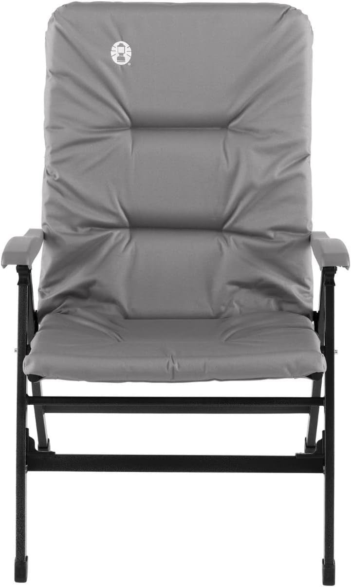 Reclining Camping Chair 8-Position Foldable Outdoor Heavy Duty Seat