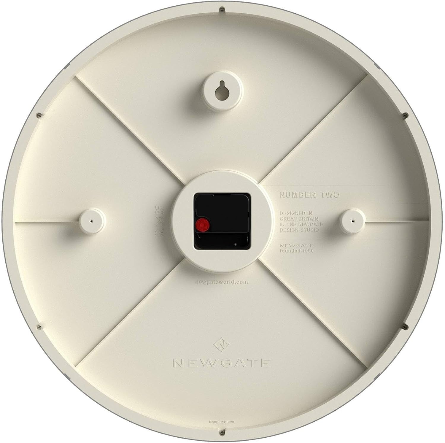 Silent Sweep Wall Clock 45cm | Modern Round Kitchen Living Room Office Timer