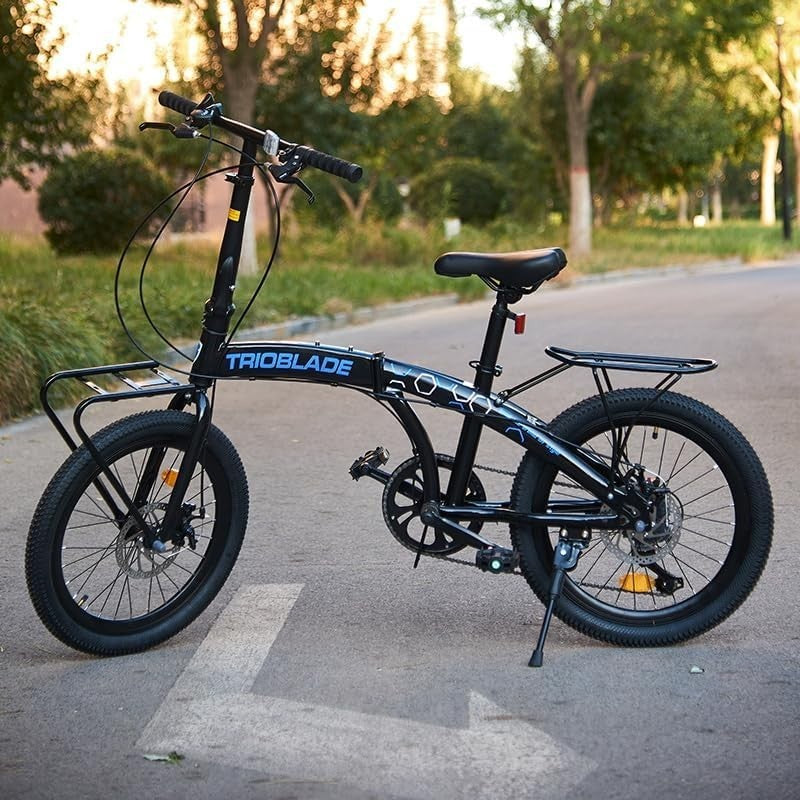 20” Folding Bike 7-Speed Shimano Drive Lightweight Aluminum Frame Commuter