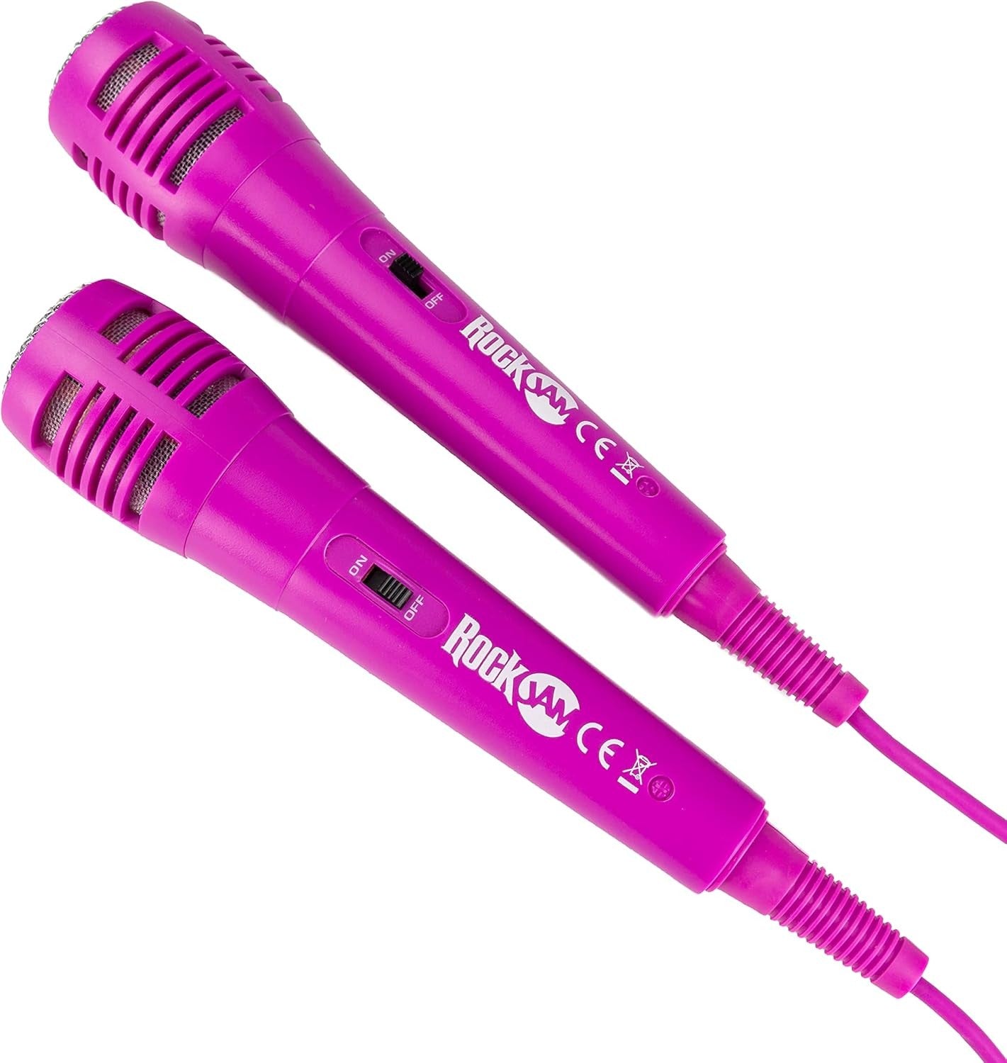 Bluetooth Karaoke Machine 10W with 2 Mics LED Light Party Speaker