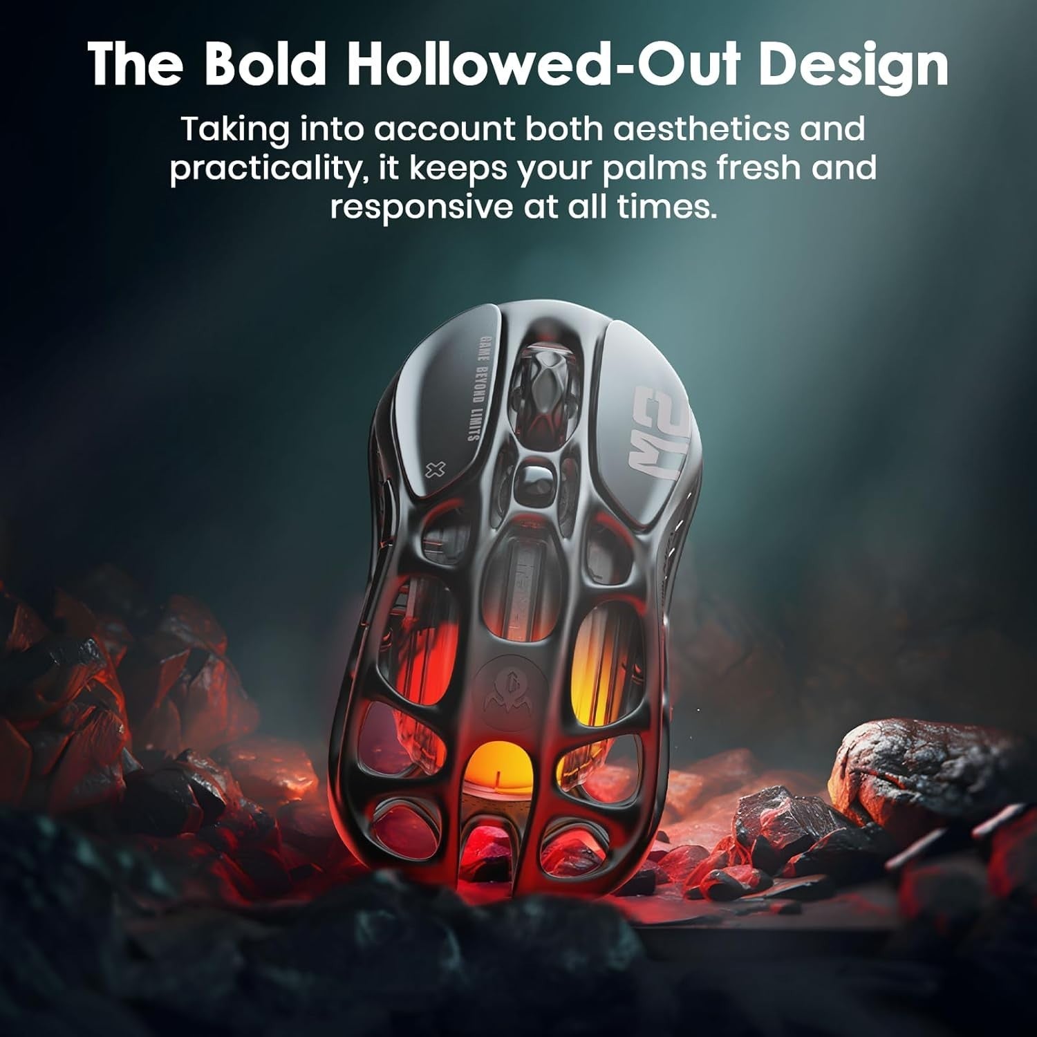 RGB Wireless Gaming Mouse 26000 DPI 79g Lightweight 5 Buttons