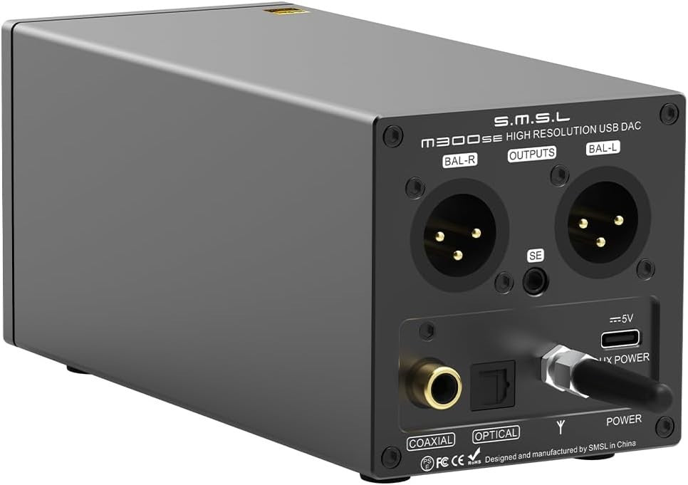 High-Fidelity MQA Audio DAC 32bit/768kHz DSD256 OLED Balanced Output