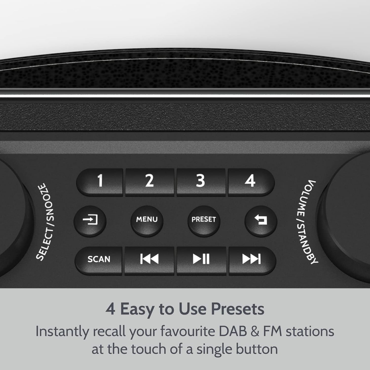 Portable DAB/DAB+ FM Radio Bluetooth Speaker USB-C Rechargeable