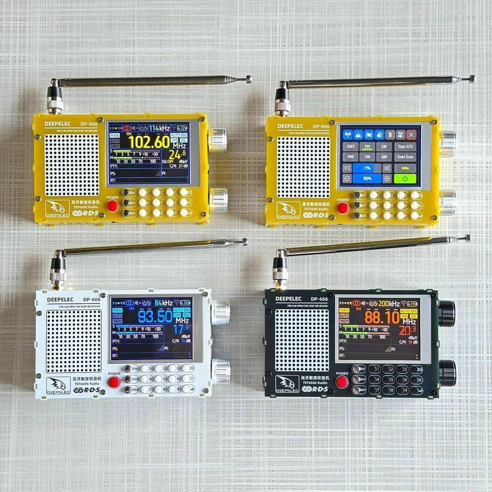 High Sensitivity TEF6686 Full Band FM AM SW Radio Portable 5000mAh