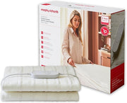 Electric Heated Under Blanket Double 150x122cm 9 Heat Timer Washable