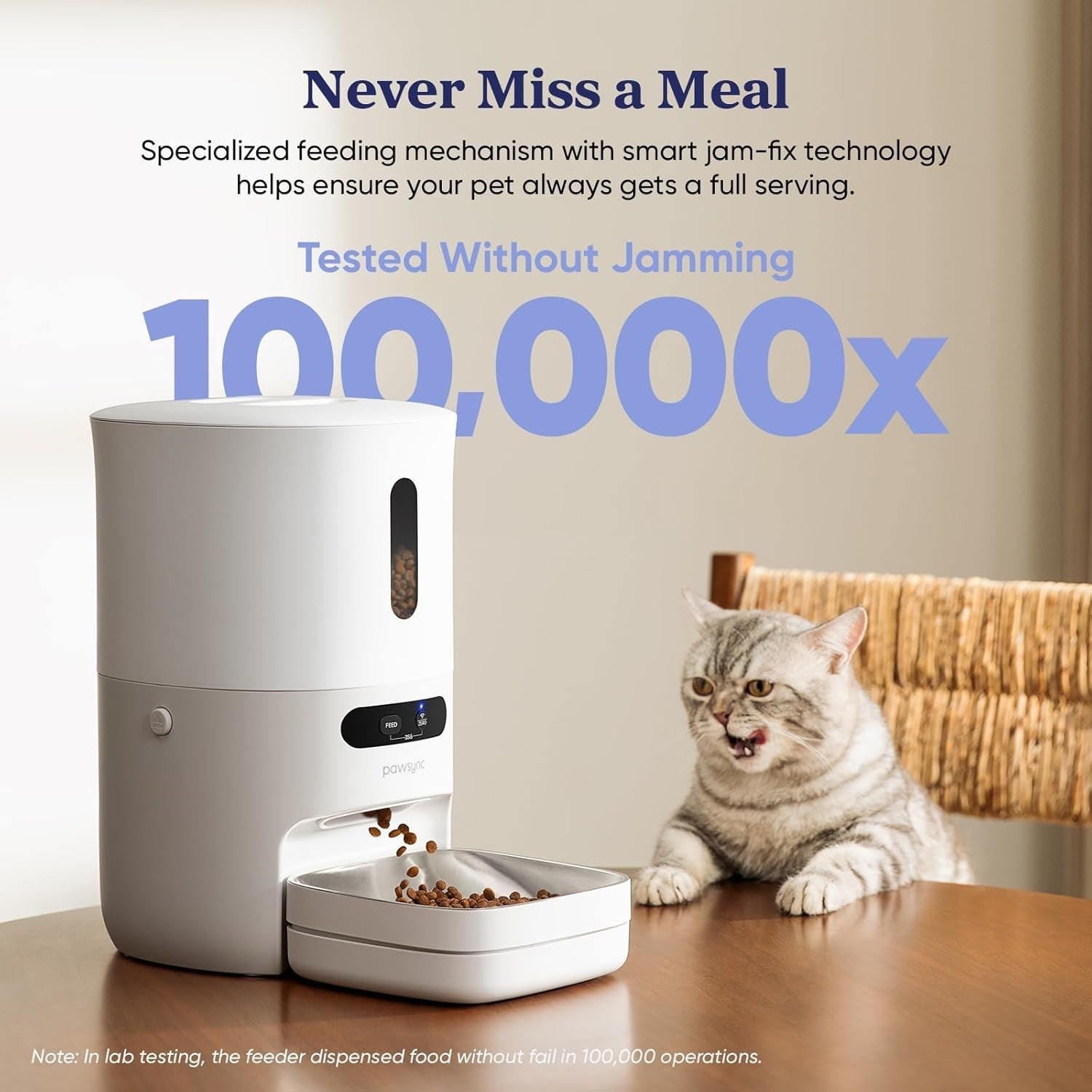 Smart Pet Feeder WiFi App Control Scale 3.6L Auto Cat Dog Feeder