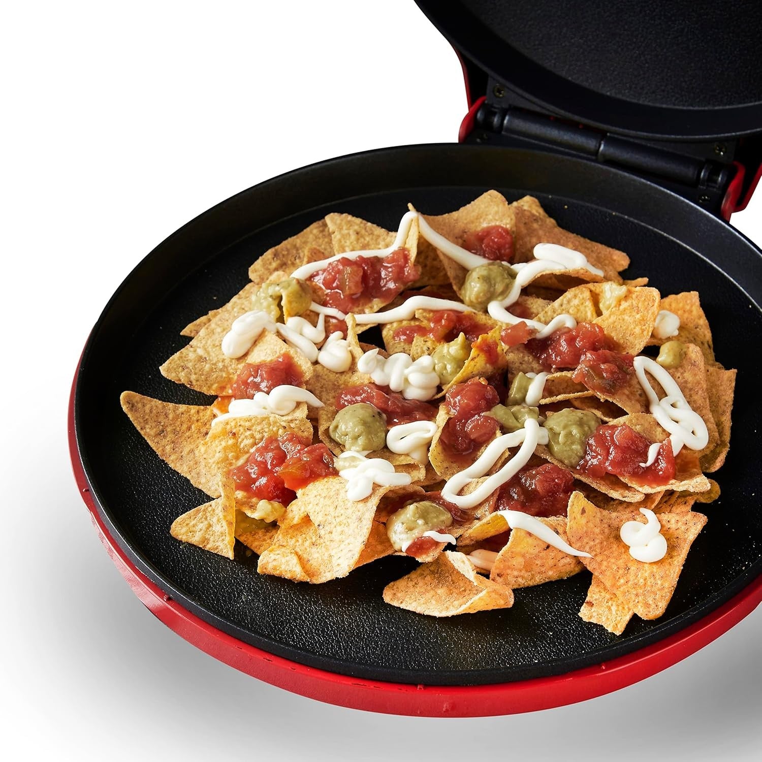 12" Electric Pizza Maker 1400W | Non-Stick Plates | Crepe Pancake Omelette Oven