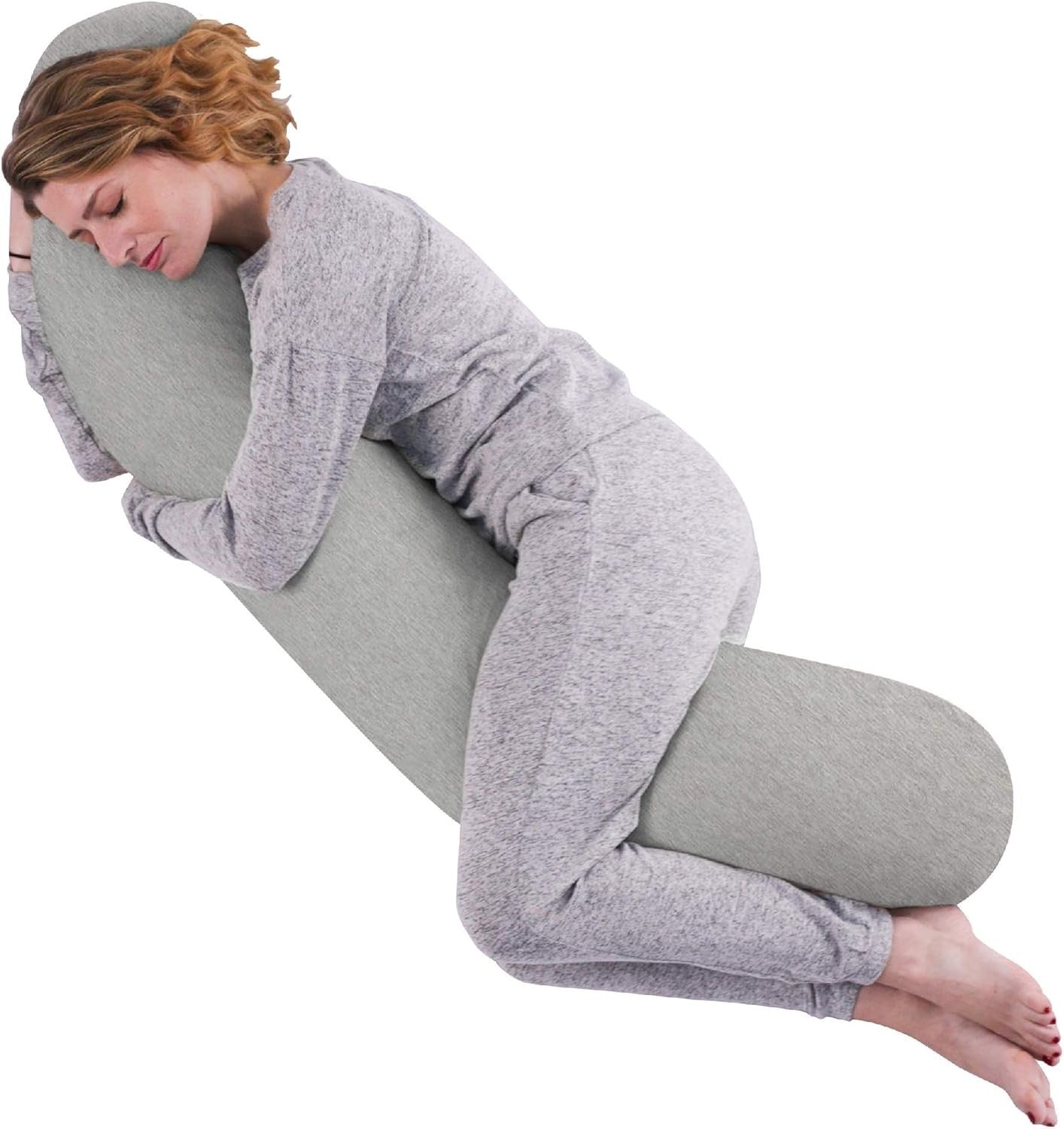 Orthopaedic Full Body Sleep Pillow Neck Back Pain Support 145x35cm Washable